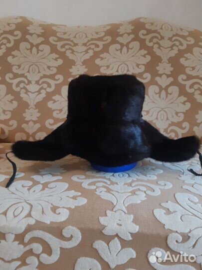 Норковая шапка мужская новая 58