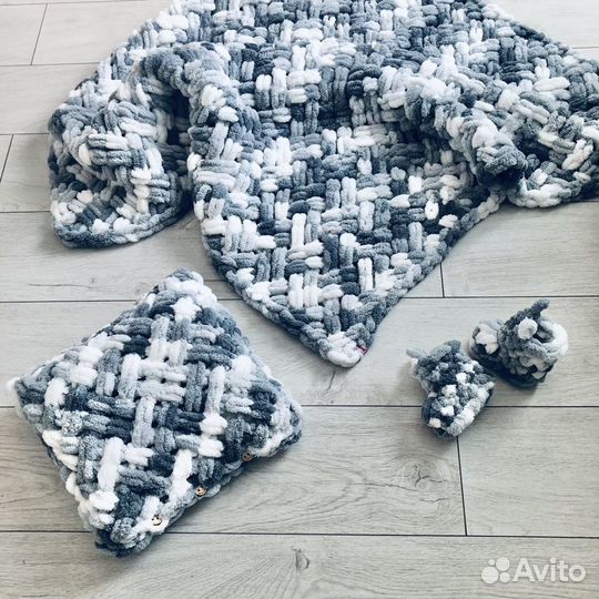 Плед одеяло ручная работа