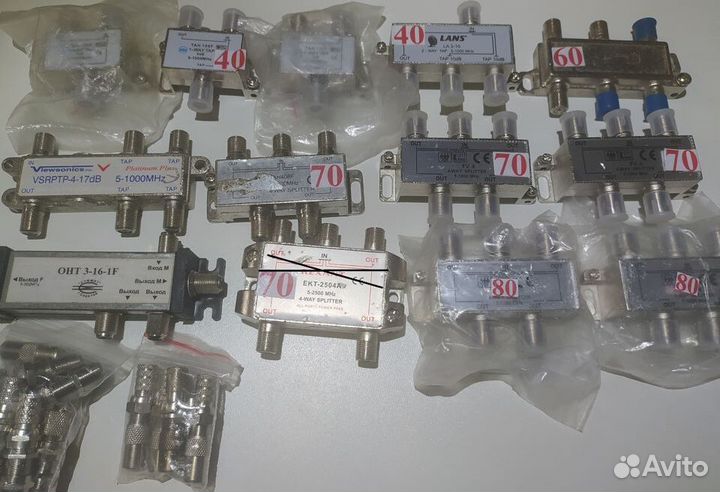 Разветвители для антенного кабеля
