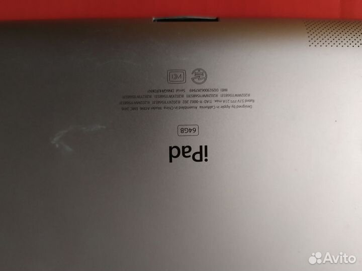 Планшет apple iPad нерабочий