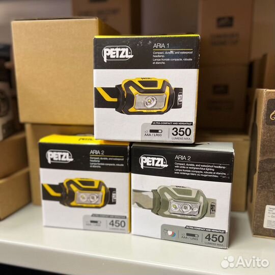 Фонарь налобный petzl aria 2