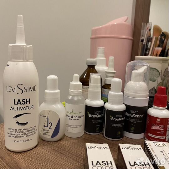 Материалы для бровиста краска хна