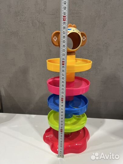 Игрушка горка с шариками обезьяна