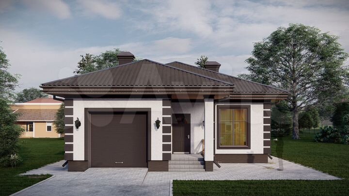 Дом 120,3 м² на участке 7 сот.