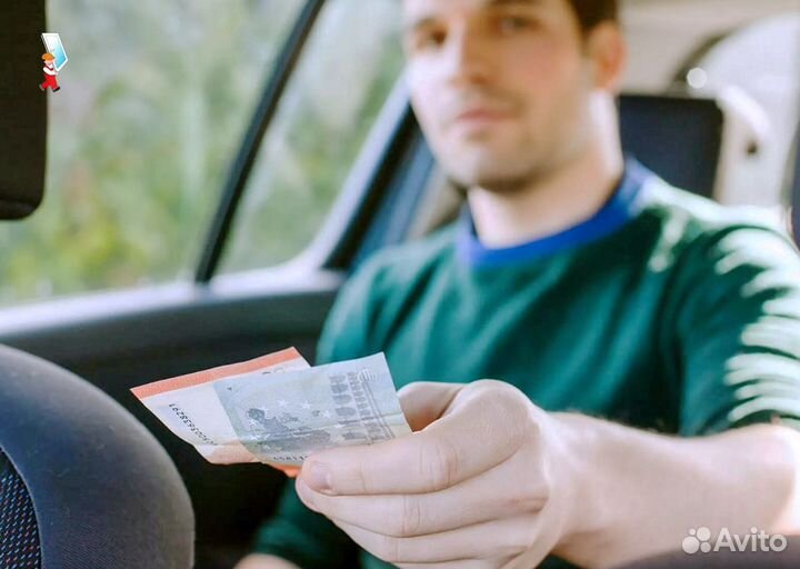 Водитель на своем транспорте