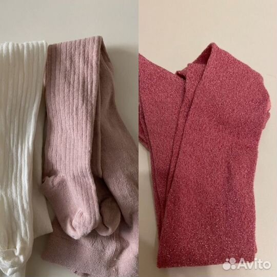 Колготки hm 74/80 -2 шт, 92-1 шт