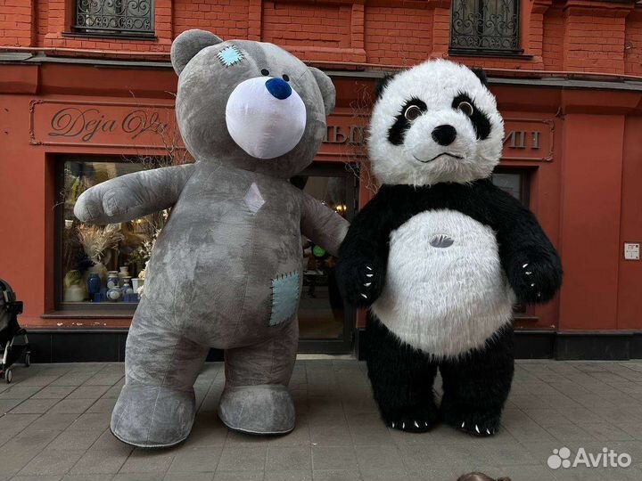 Белый Мишка поздравление, Панда, Медведь