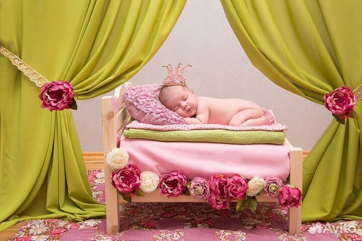 Реквизит для фотографов, кроватка для фотосессий