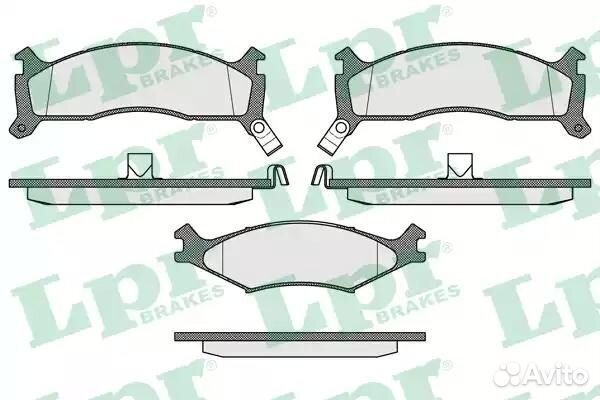 Колодки тормозные дисковые