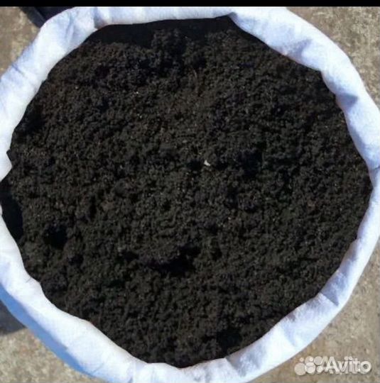 Чернозем перегной в мешках