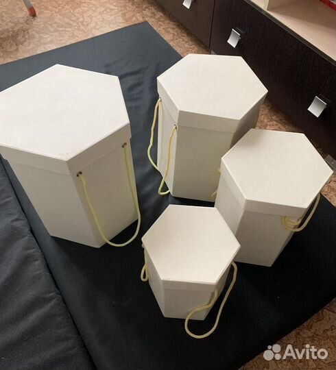 Коробка шляпная набор