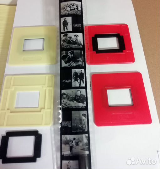 Рамки для слайдов salvo полкадра 18х24 мм