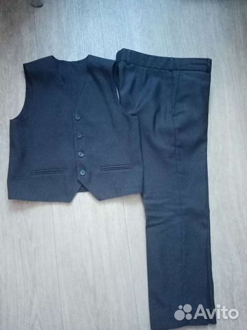 Жилет и брюки, рост 128, 134 см