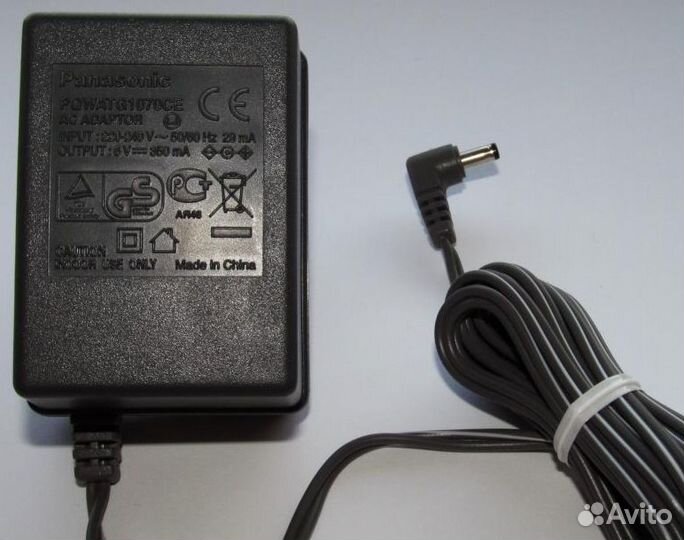 Блок питания Panasonic pqwatg1070CE - DC 6V-0,35A