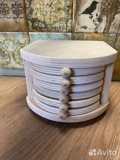 Чайный домик Подставки под горячее Деревянные