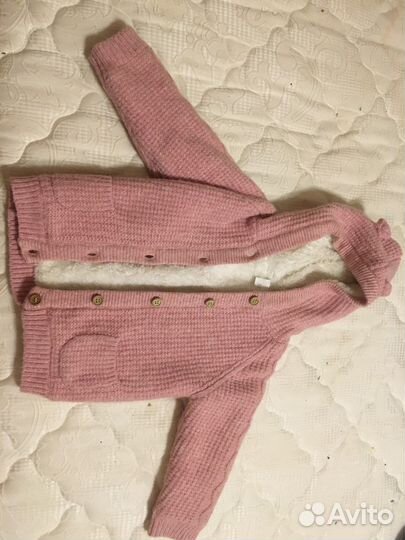 Кофточка теплая на девочку