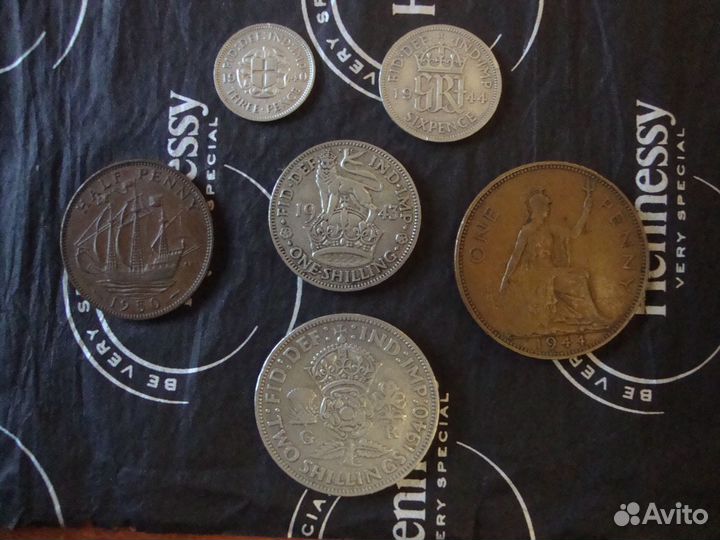 Набор серебряных монет Великобритании (Георг VI)