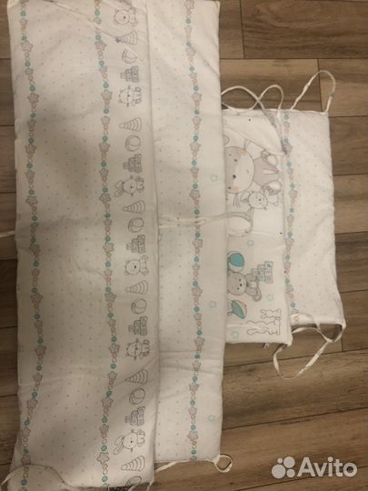 Бортики для детской кроватки