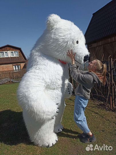 Поздравление большого Белого медведя