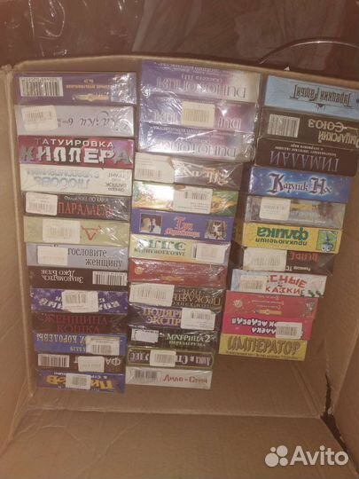 Видеокассеты vhs фильмы, 37шт