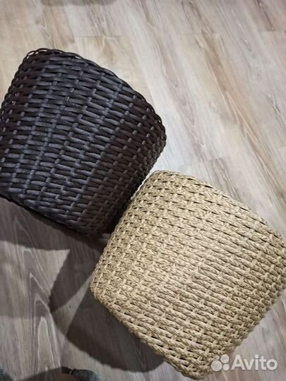 Корзина плетеная из ротанга
