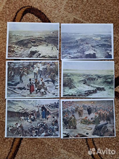 Открытки искусство 1950-60е года