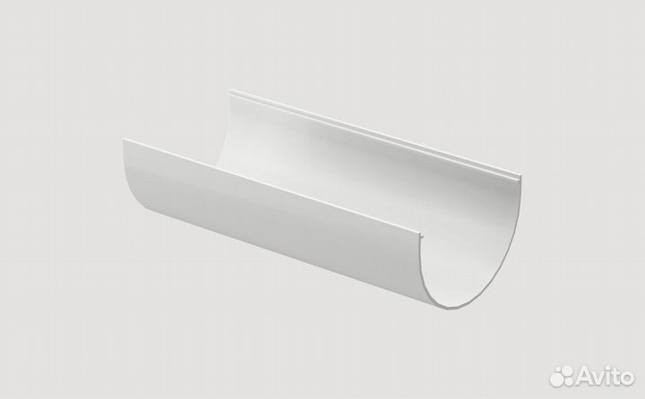 Желоб водосточный Docke standard 3 м, белый