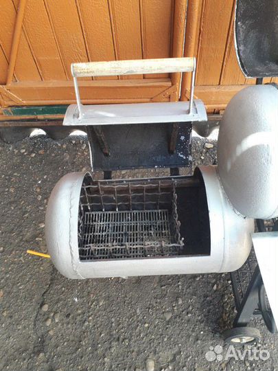 Мангал + коптильня