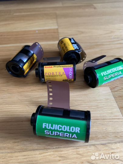 Просроченная пленка kodak fujifilm konica 5 штук