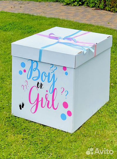 Коробка для гендер пати