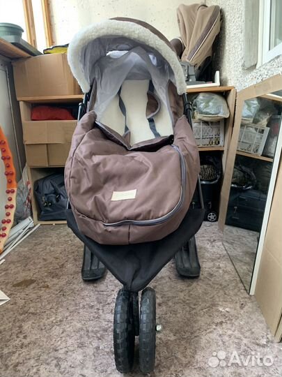 Детские зимние санки коляска