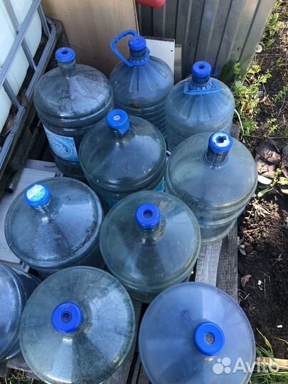 Бутыль 19 литров с ручкой для воды