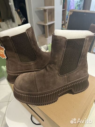 Челси натуральная замша