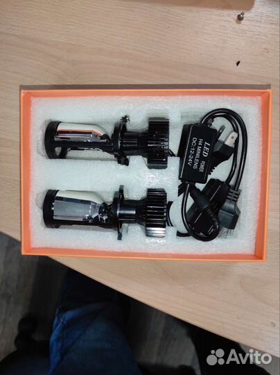 6 led h4 mini led lens