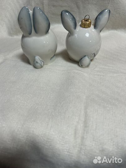 Елочные фарфоровые игрушки