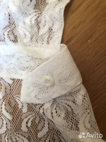 Школьный фартук СССР на 7 лет на пуговице