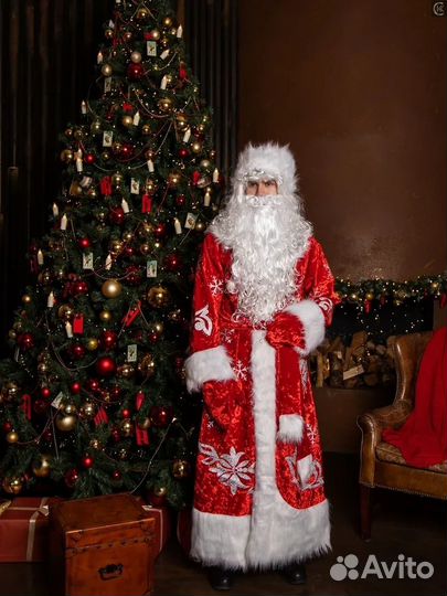 Карнавальный костюм деда мороза
