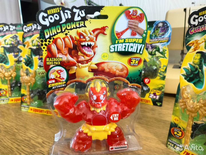 Гуджитсу блейзагот боевые Челюсти goojitzu dinopow