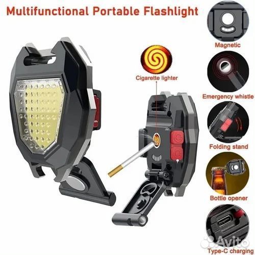 Тактический фонарь с зажигалкой