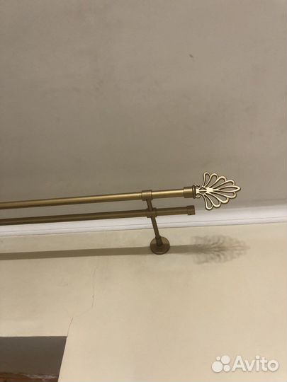 Карнизы для штор двухрядный металлический