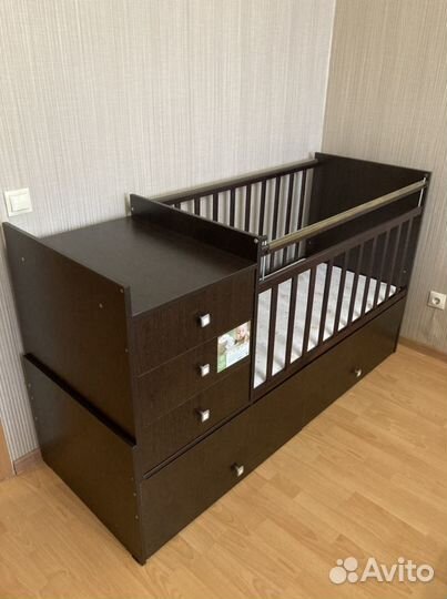 Кроватка Фея 1000(трансформер) не маятник