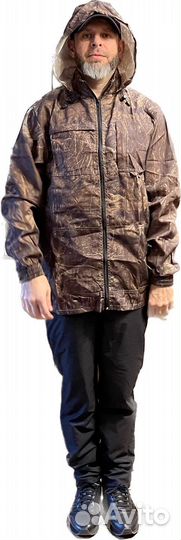 Ветровка летняя, без подкладки «Лес», тонкий рип-с