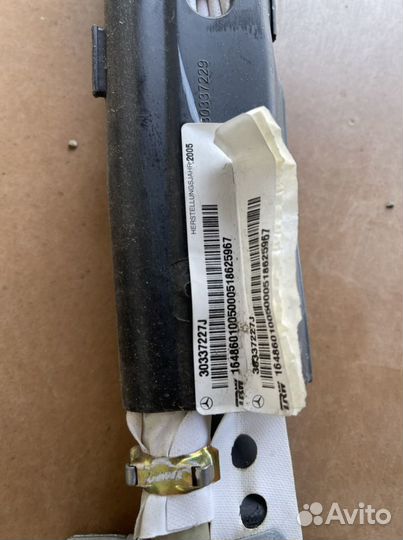 Подушка шторка srs mercedes w164 ml164