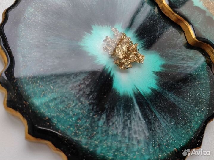 Подстаканник из эпоксидной смолы