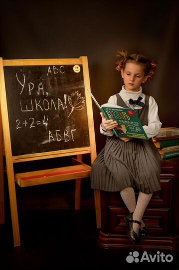 Школьная форма сарафан Маленькая леди 128