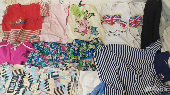 Вещи пакетом для девочки 128-134