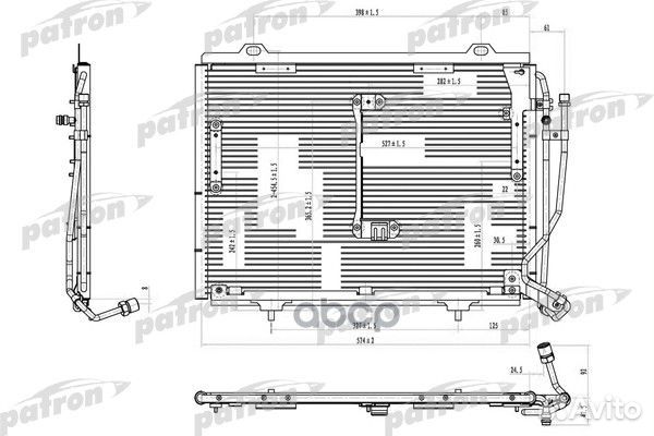 Радиатор кондиционера mercedes-benz: vito 2.0