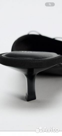 Мюли шлепки zara 37 оригинал