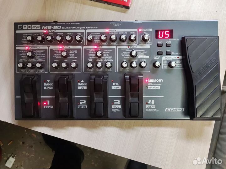 Гитарный процессор boss ME 80