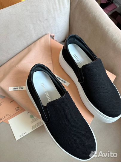 Лоферы miu miu